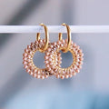 Boucles d’oreilles facette
