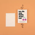 Carte graines - La vie est belle avec toi