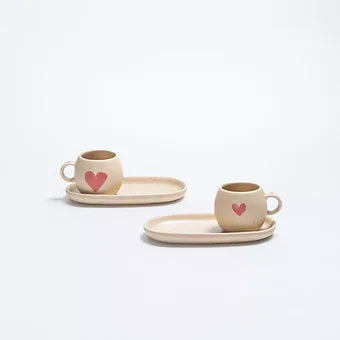Coffret tasses cœurs
