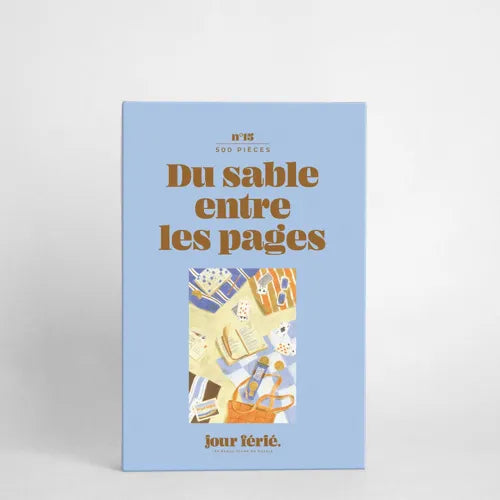 Puzzle 500 pièces - Du sable entre les pages