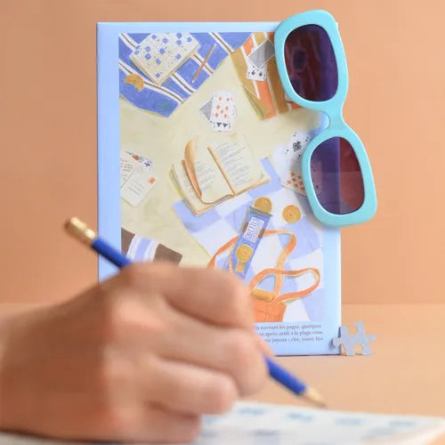 Puzzle 500 pièces - Du sable entre les pages