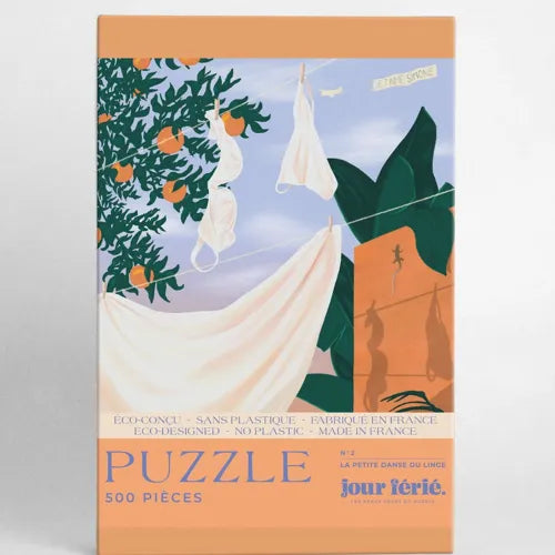 Puzzle 500 pièces - La petite danse du linge