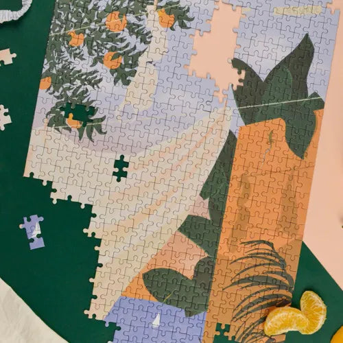 Puzzle 500 pièces - La petite danse du linge