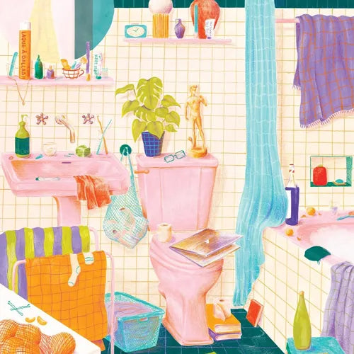 Puzzle 500 pièces - La soirée mousse