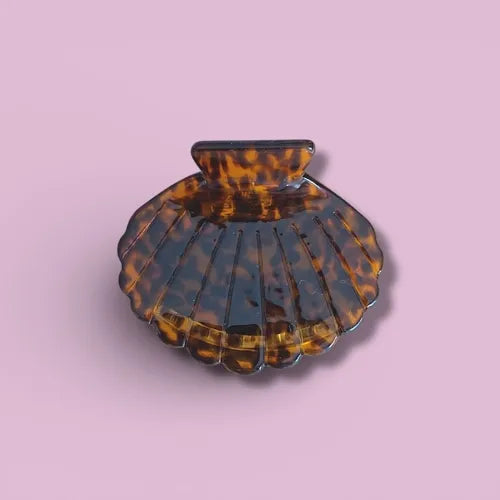 Pince à cheveux - Coquillage tacheté