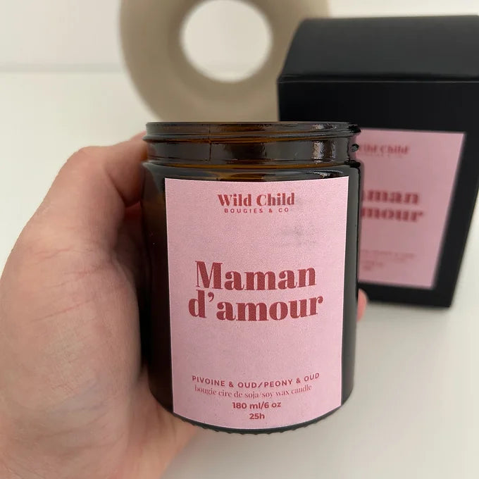 Bougie Maman d'amour - 25 heures