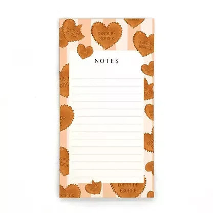 Bloc-notes petit biscuit