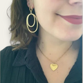 Boucles d’oreilles ovales