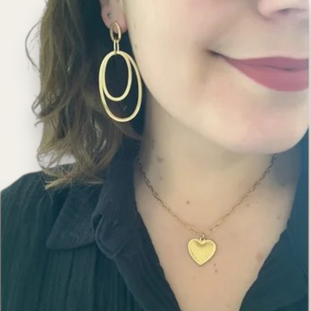 Boucles d’oreilles ovales