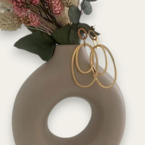 Boucles d’oreilles ovales