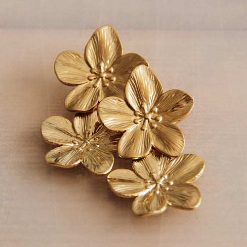 Boucles d'oreilles fleurs