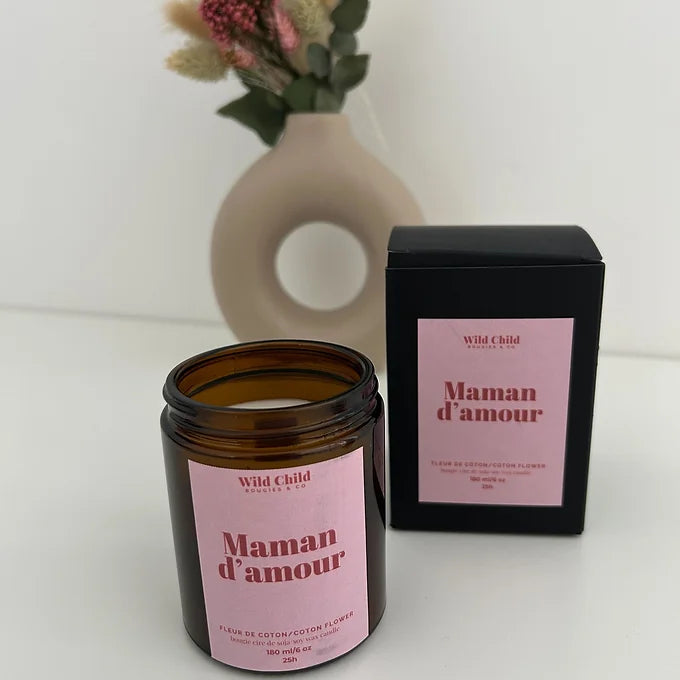 Bougie Maman d'amour - 25 heures