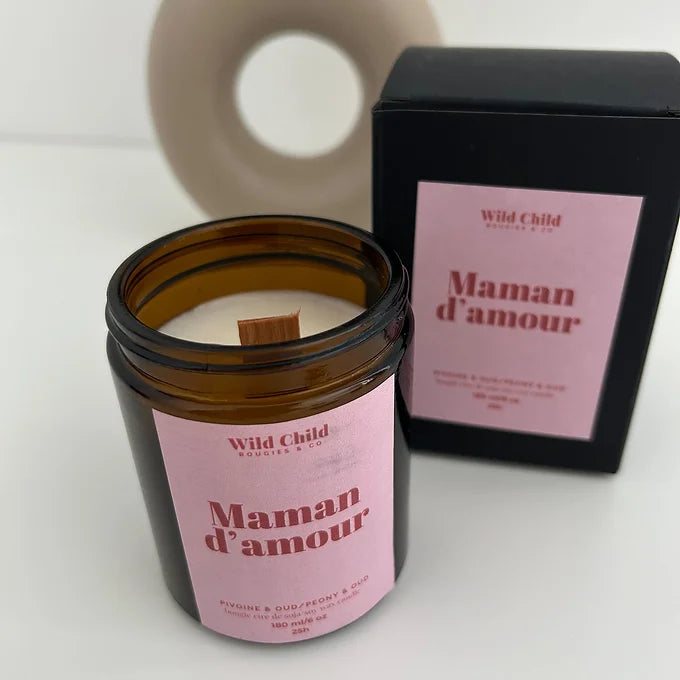Bougie Maman d'amour - 25 heures
