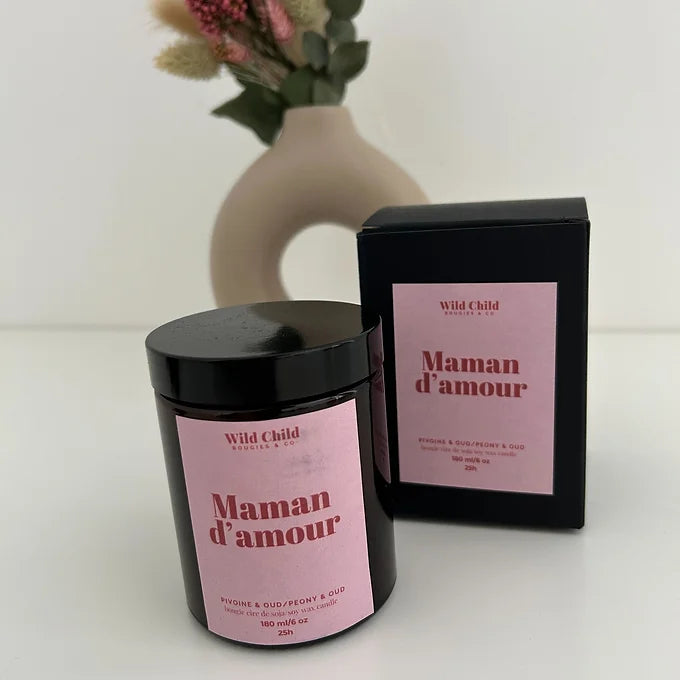 Bougie Maman d'amour - 25 heures