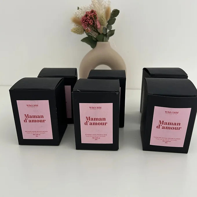 Bougie Maman d'amour - 25 heures