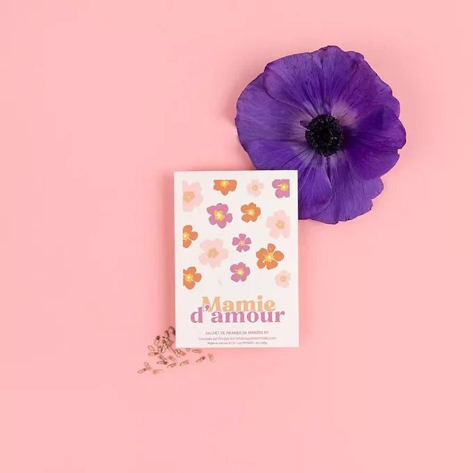 Carte graines - Mamie d'amour