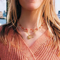 Collier chaîne coeur