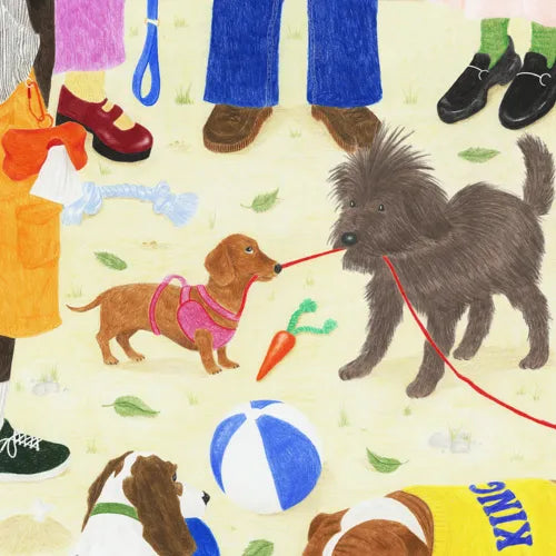 Puzzle 1000 pièces - Sortir le chien